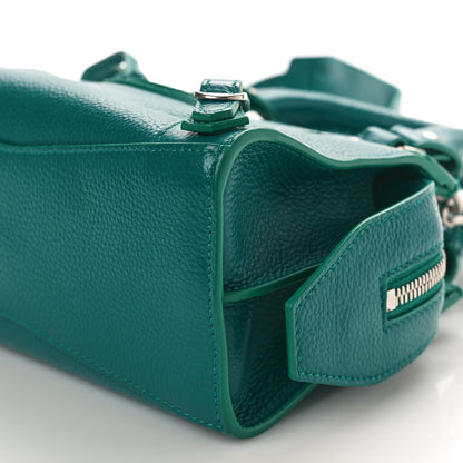 Balenciaga Grained Calfskin Neo Classic Silver Hardware Mini City Jade 10 of 10