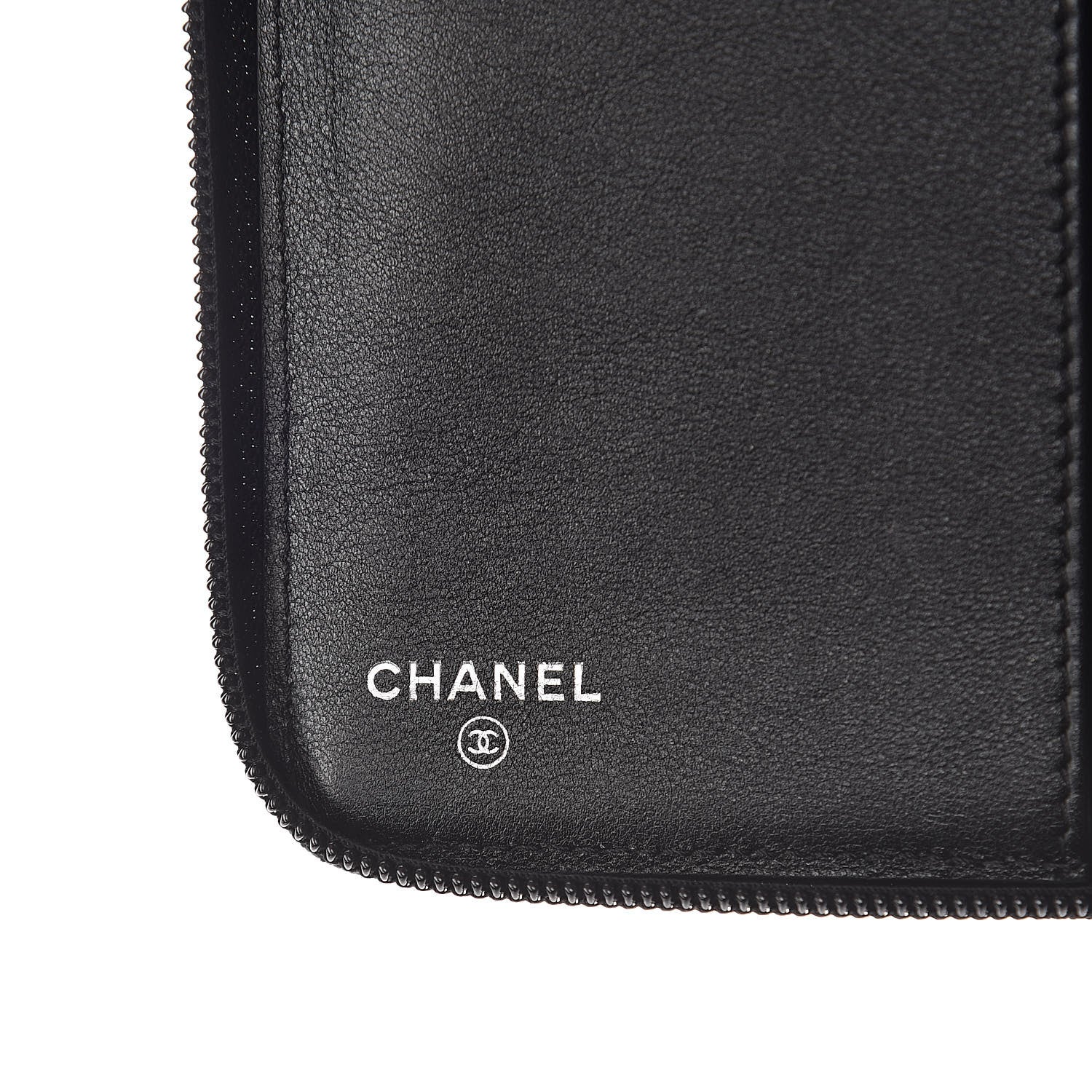 Chanel Caviar Timeless Travel Zip Wallet Black 6 of 6