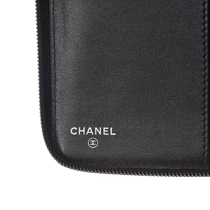 Chanel Caviar Timeless Travel Zip Wallet Black 6 of 6