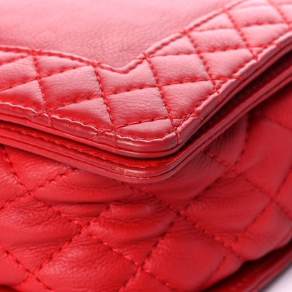 Chanel Calfskin Medium Boy Reverso Flap Red 6 of 17