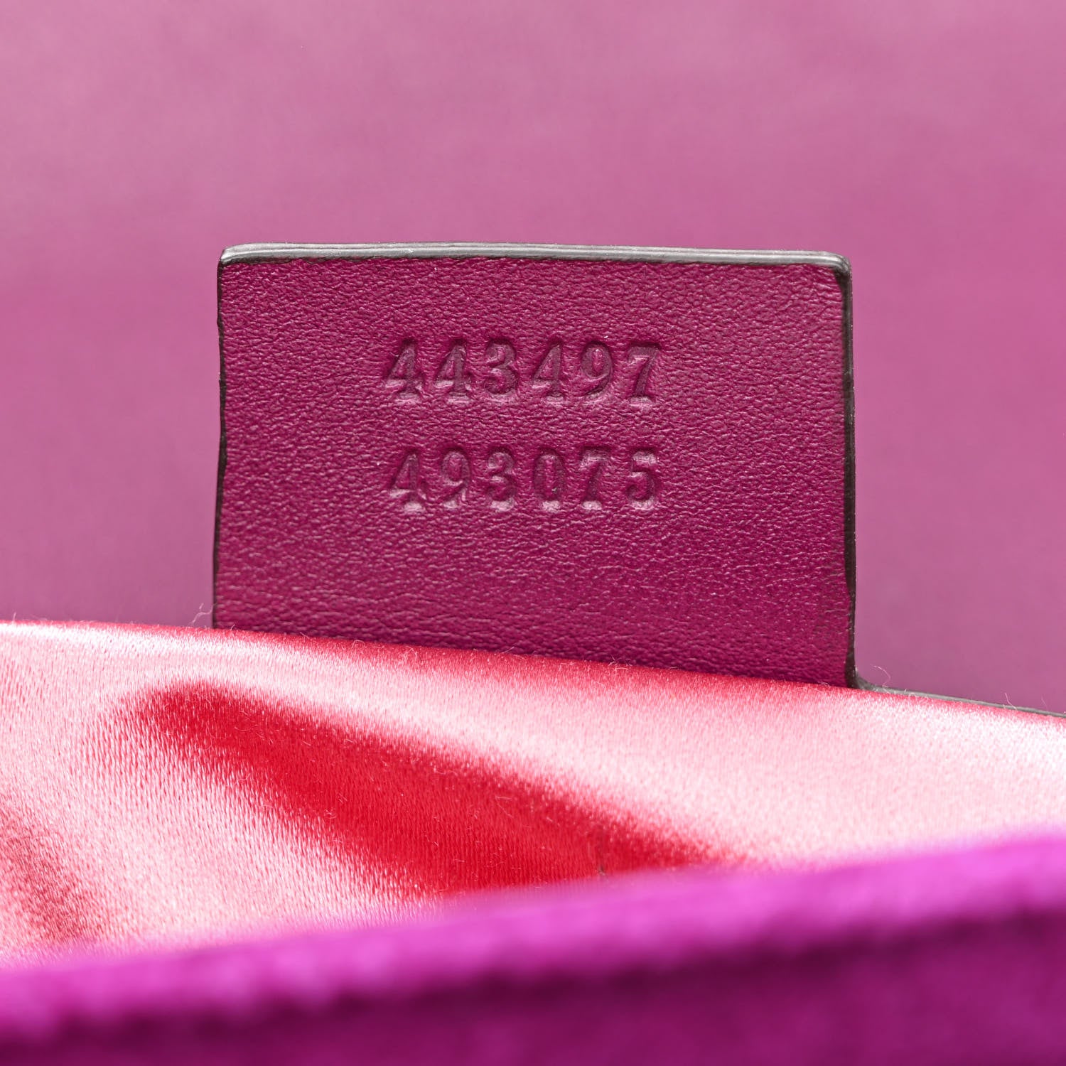 Gucci Velvet Matelasse Small GG Marmont Shoulder Bag Fuchsia Violet Cyclamen 7 of 13