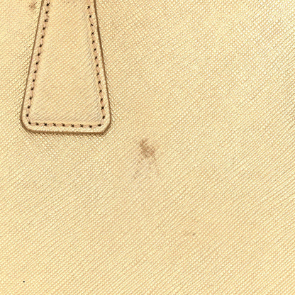 Prada Saffiano Lux Small Promenade Tote Platino 14 of 22