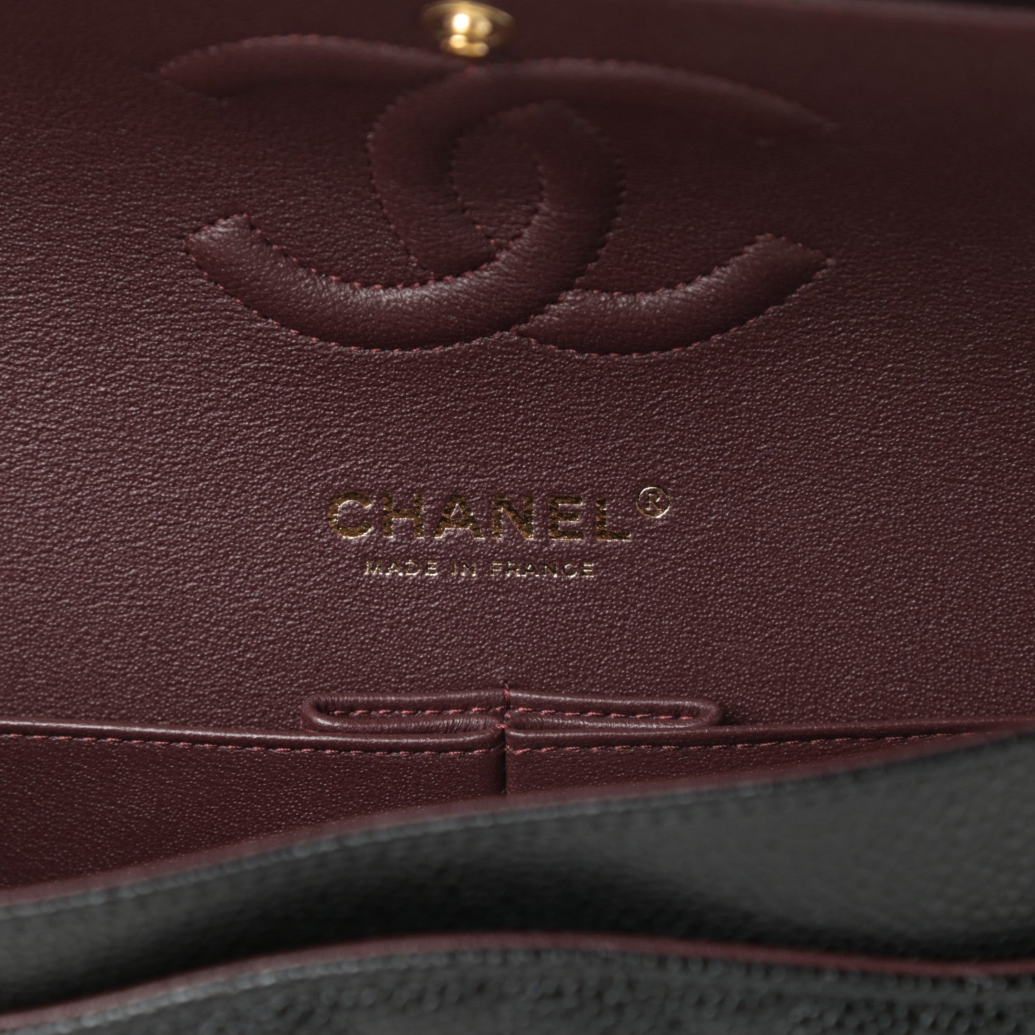 Chanel Caviar Quilted Medium Double Flap Black 6 of 12