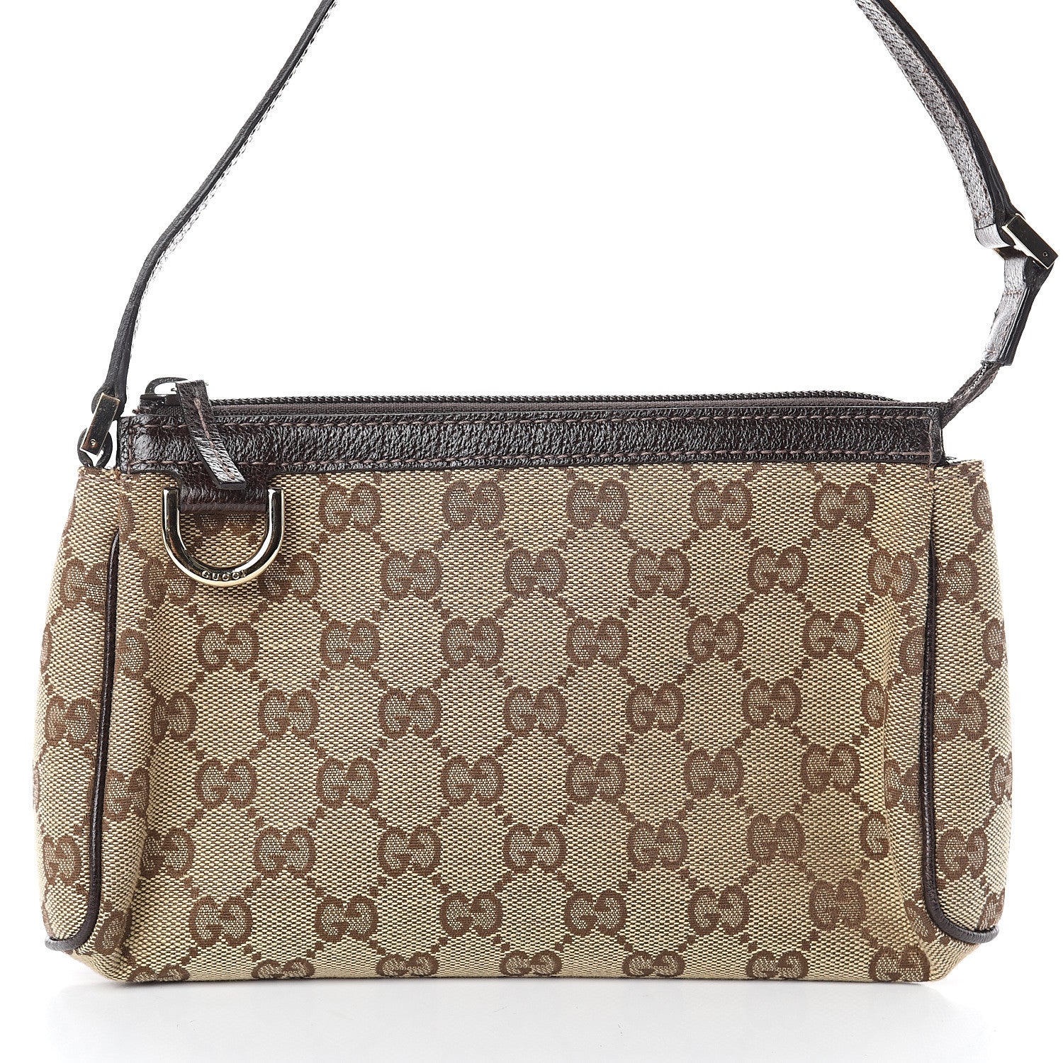Gucci Monogram D Ring Cosmetic Case Brown 6 of 6