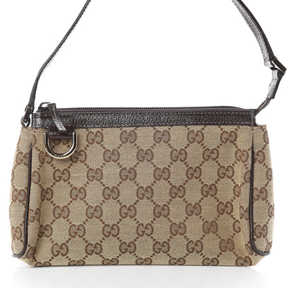 Gucci Monogram D Ring Cosmetic Case Brown 6 of 6