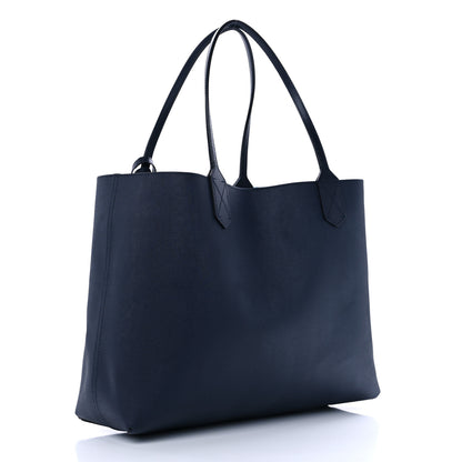 Gucci GG Supreme Monogram Blooms Medium Reversible Tote Beige Blue Navy 9 of 12