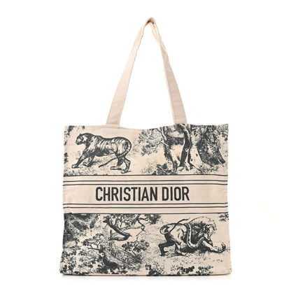 Christian Dior Straw Dioriviera Tote Grey 1 of 11