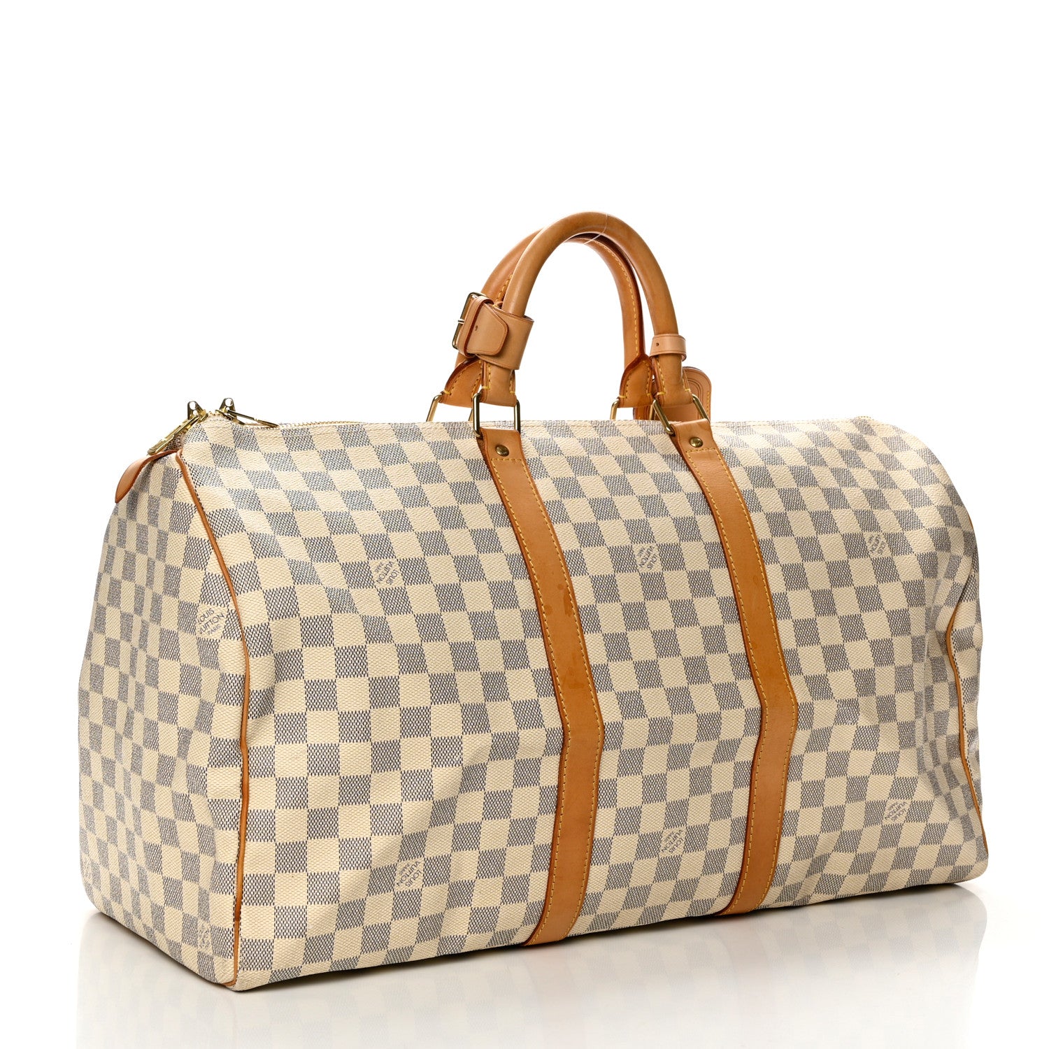 Louis Vuitton Damier Azur Keepall 50 2 of 11