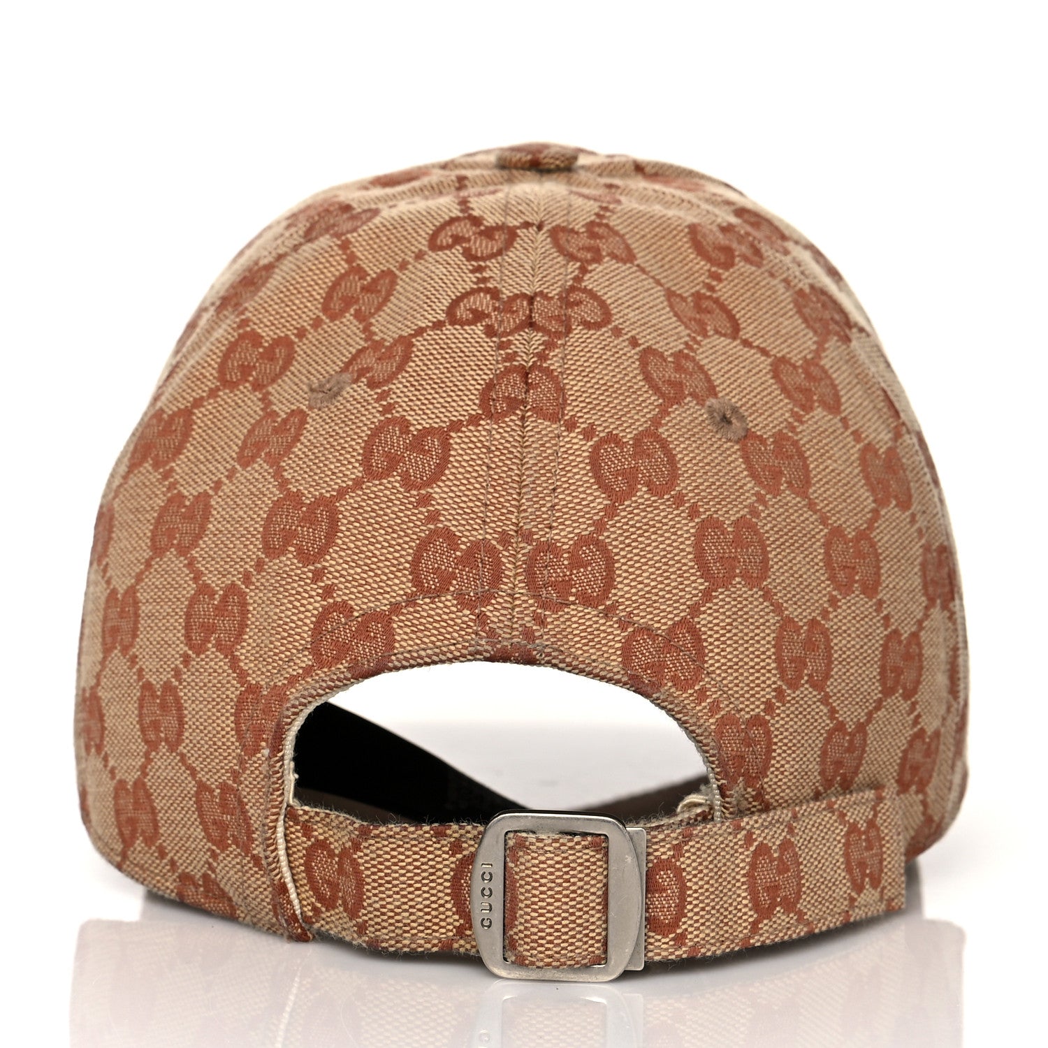 Gucci X MLB Monogram NY Yankees Baseball Hat 57-61 Beige Ruggine 5 of 9