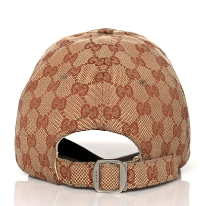 Gucci X MLB Monogram NY Yankees Baseball Hat 57-61 Beige Ruggine 5 of 9
