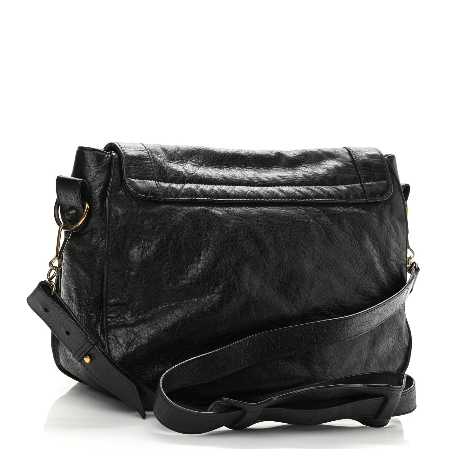 Agneau Classic Hardware Neo Folk Messenger Black