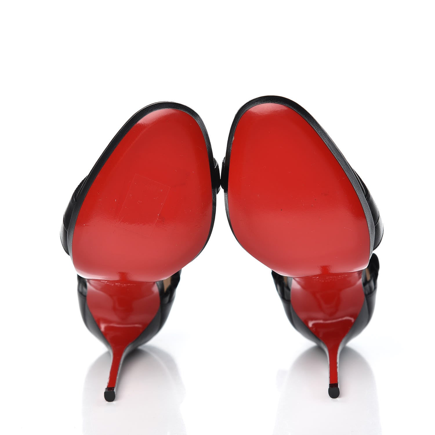 Christian Louboutin Shiny Nappa Colankle 100 Sandals 35.5 Black 5 of 9