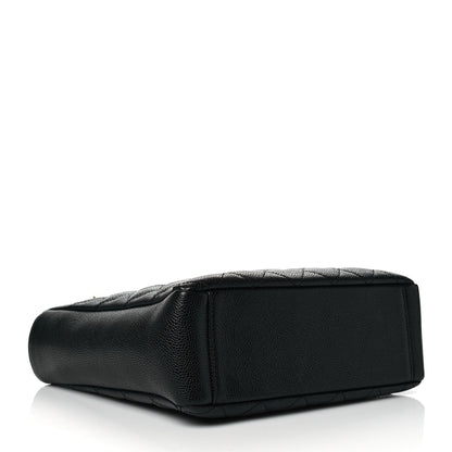 Chanel Caviar Quilted Petit Shopping Tote PST Black 3 of 10