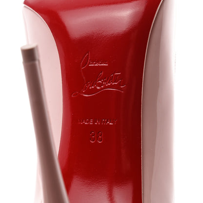 Christian Louboutin Patent Hot Chick 100 Pumps 38 Rosy 7 of 8