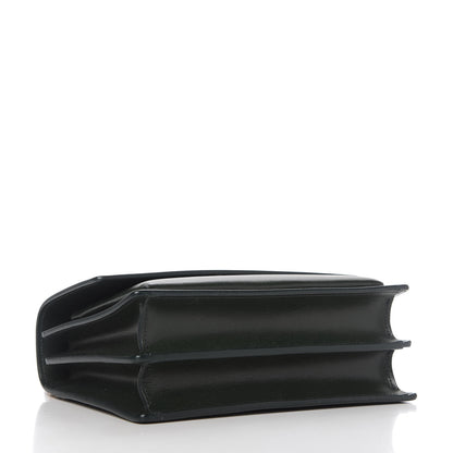 Saint Laurent Calfskin Medium Monogram Sunset New Vert Fonce 4 of 10