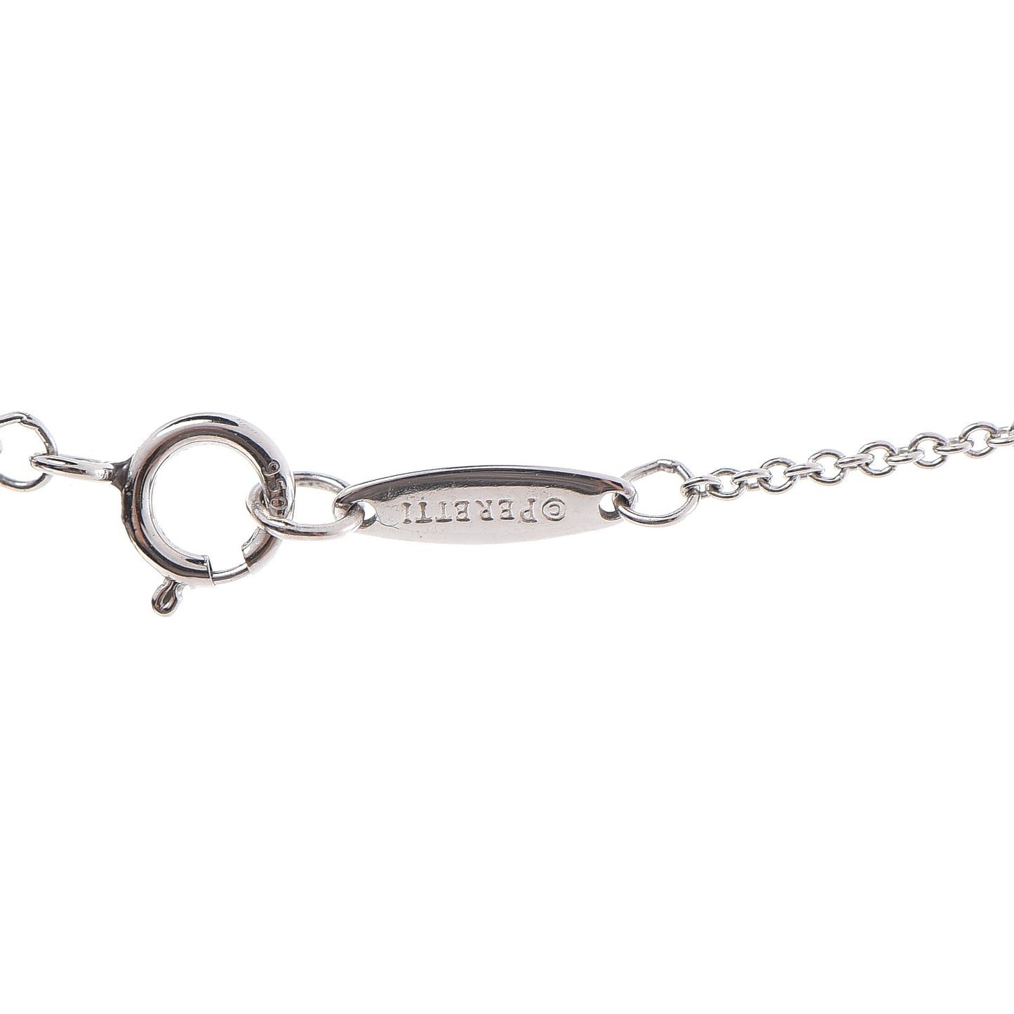 Platinum Diamond .29ct Elsa Peretti Diamonds by the Yard Pendant Necklace