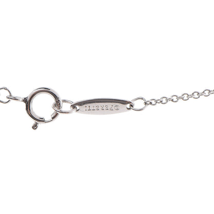 Tiffany Platinum Diamond .29ct Elsa Peretti Diamonds by the Yard Pendant Necklace 6 of 9