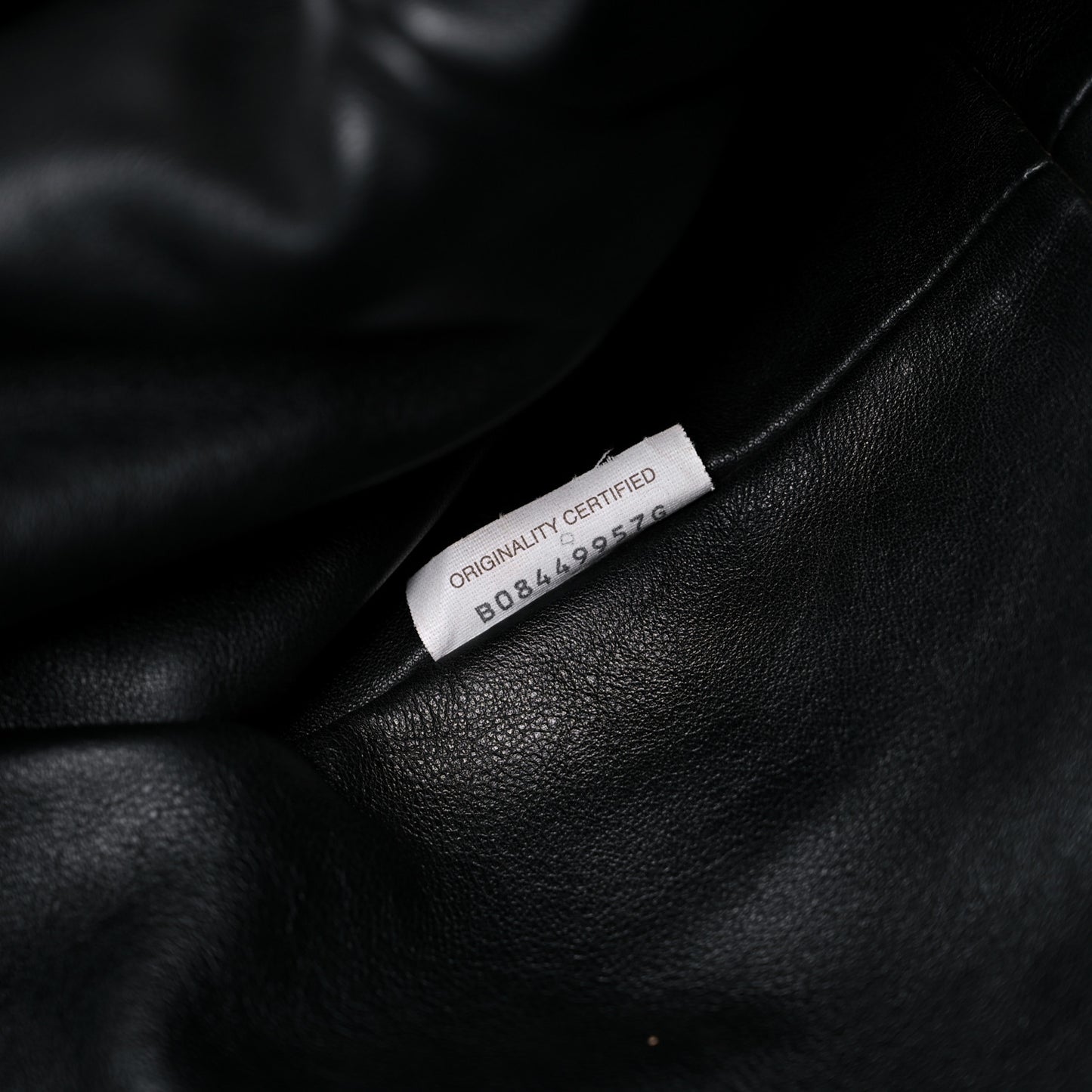 Smooth Butter Calf The Pouch Oversized Clutch Black