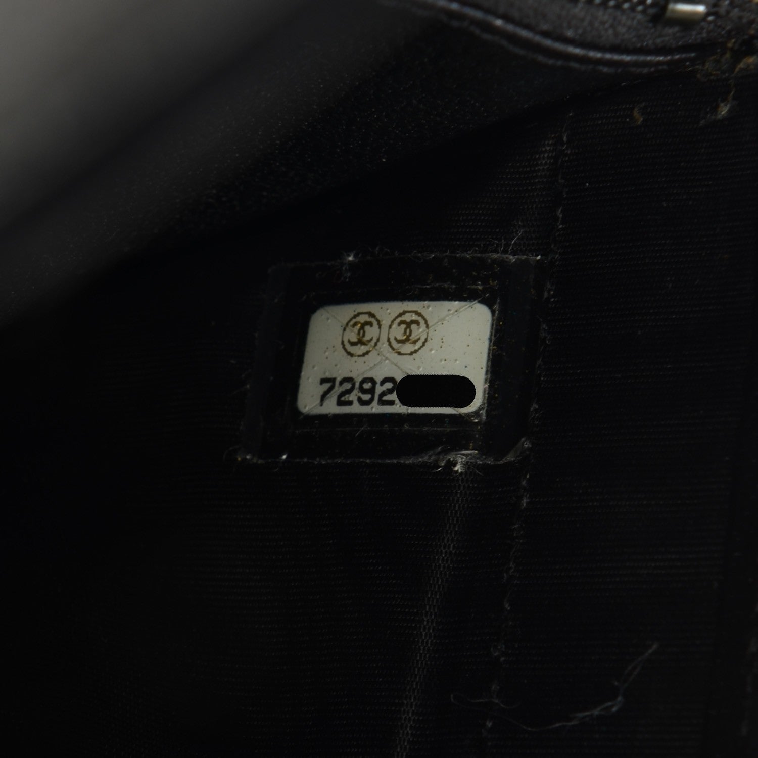 Chanel Goatskin CC Yen Wallet Black 8 of 8