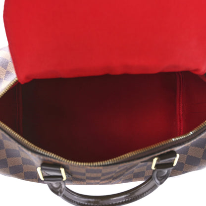 Louis Vuitton Damier Ebene Speedy Bandouliere 30 5 of 11