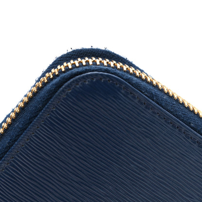 Prada Vitello Move Zip Around Wallet Bluette 8 of 10