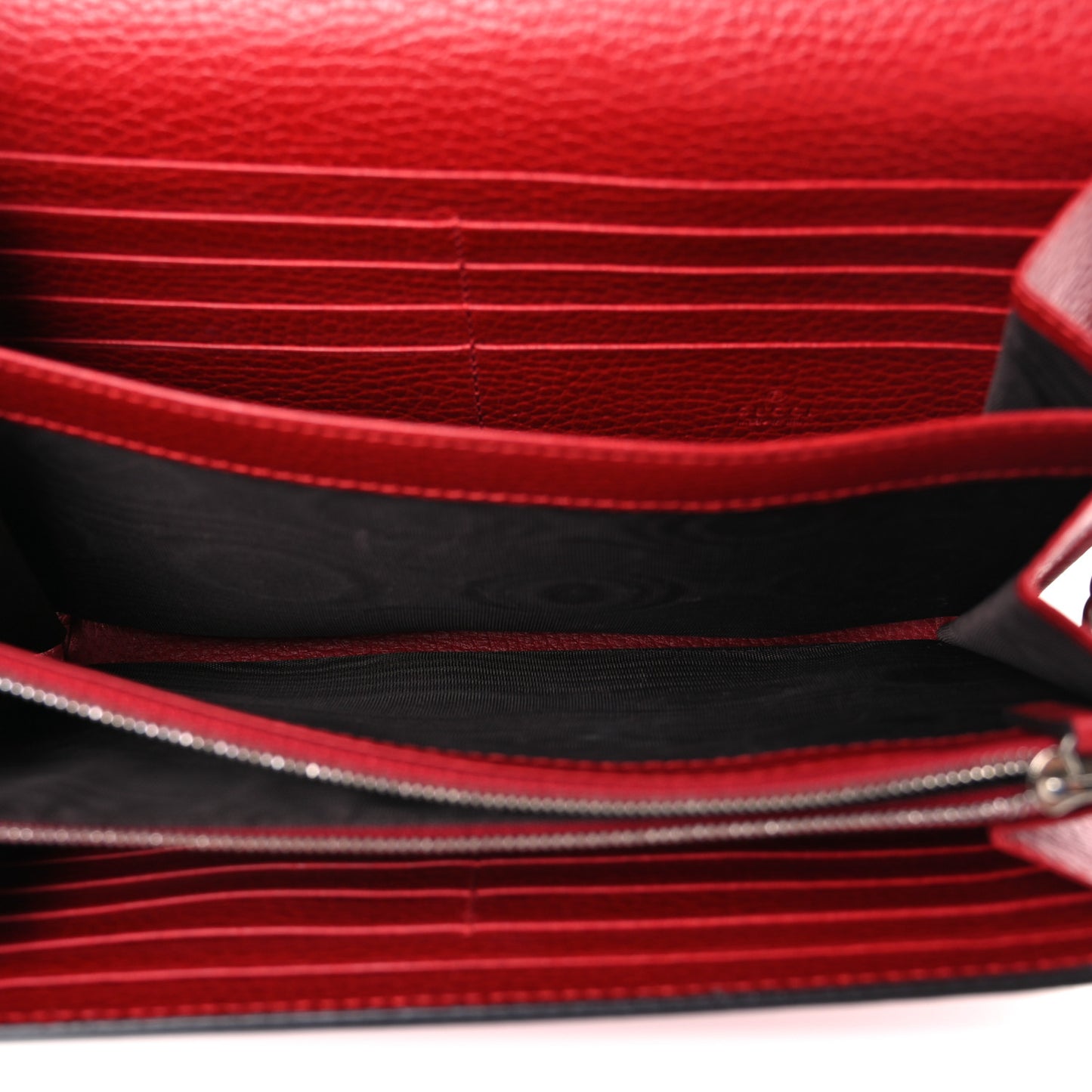 Calfskin Mini Dionysus Chain Wallet Hibiscus Red