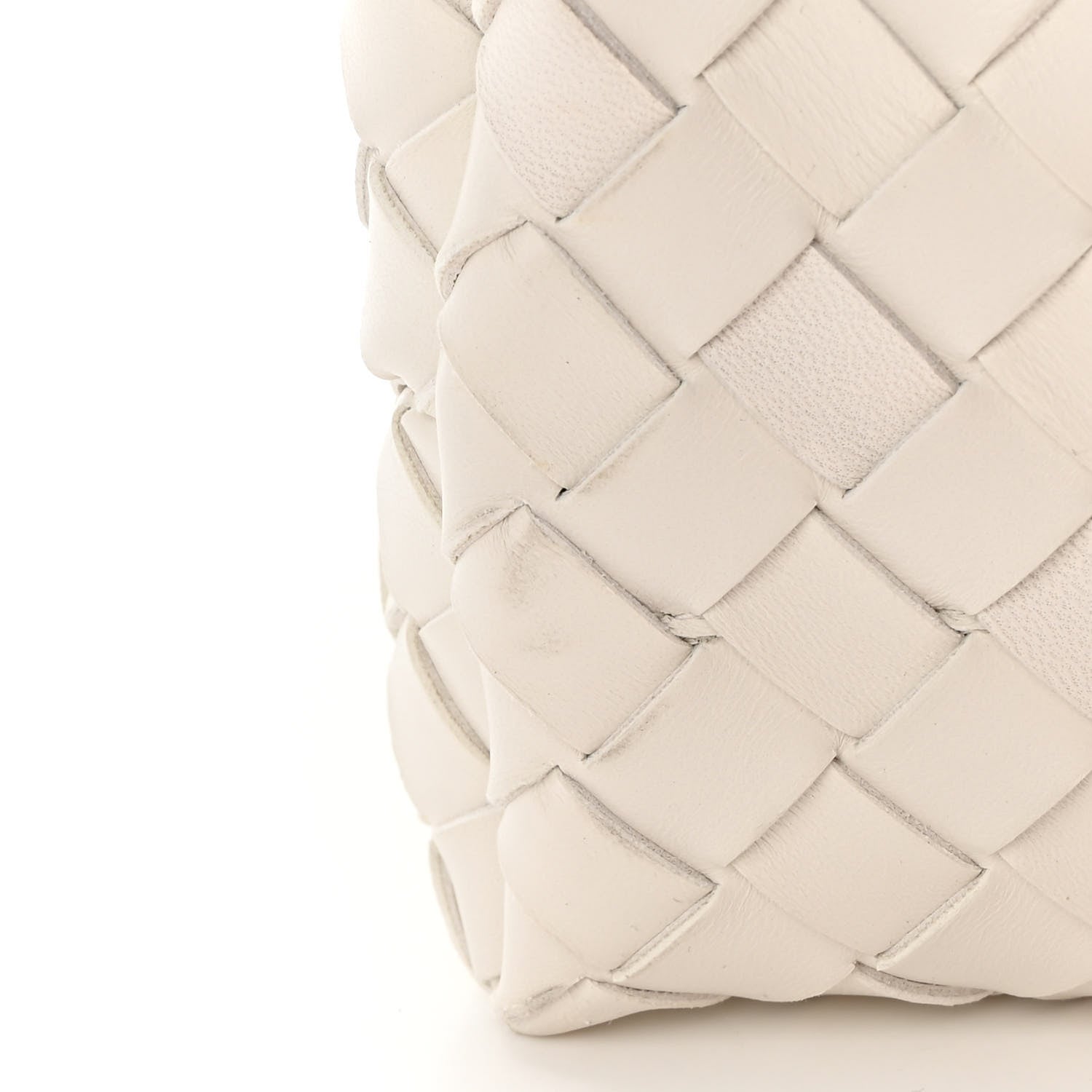 Bottega Veneta Nappa Intrecciato Small Andiamo Shoulder Bag White 10 of 10