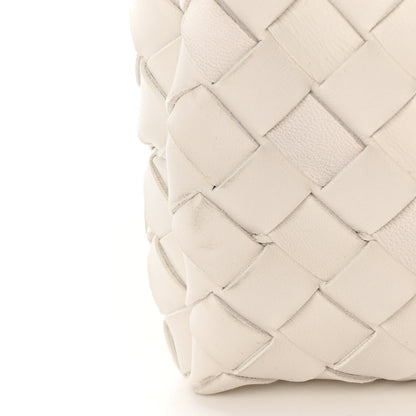 Bottega Veneta Nappa Intrecciato Small Andiamo Shoulder Bag White 10 of 10
