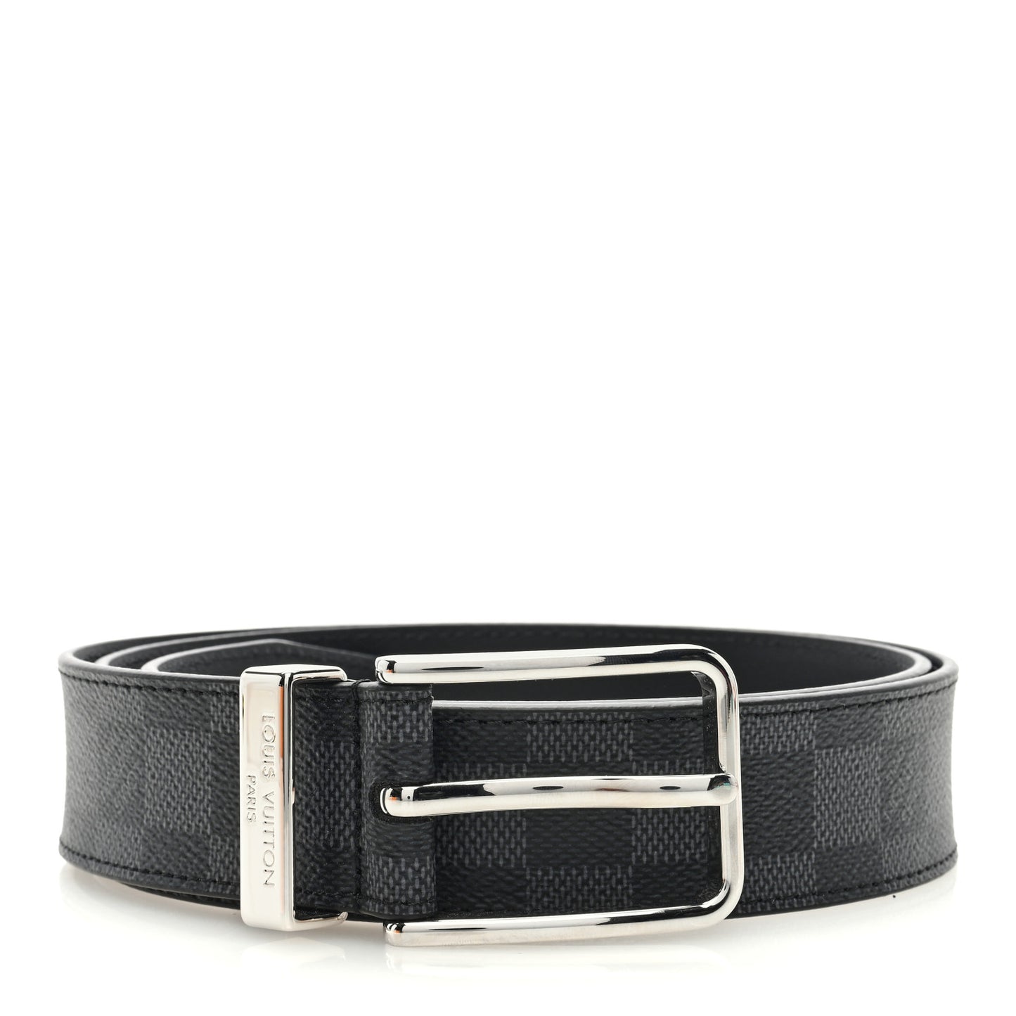Damier Graphite Calfskin Belt 100/40 Black