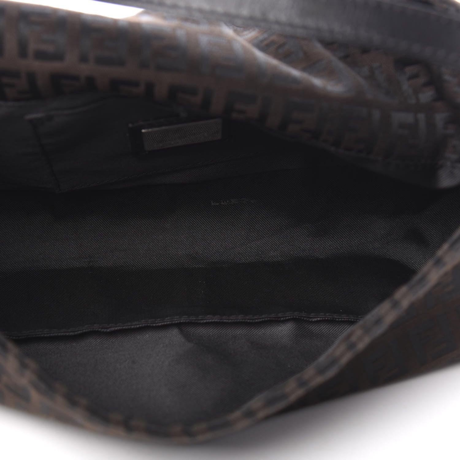Fendi Zucchino Baguette Dark Brown 5 of 10