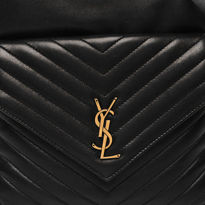Saint Laurent Lambskin Matelasse Monogram Joe Backpack Black 8 of 10