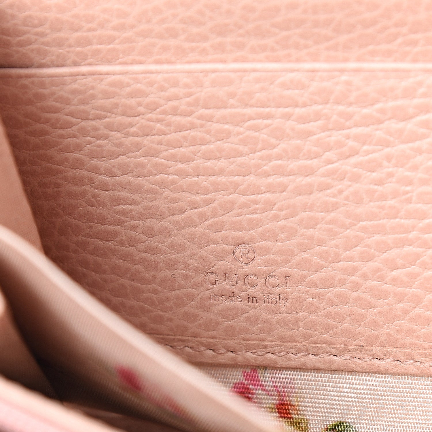 Gucci Calfskin GG Marmont Bow Zip Around Wallet Ivory 5 of 6
