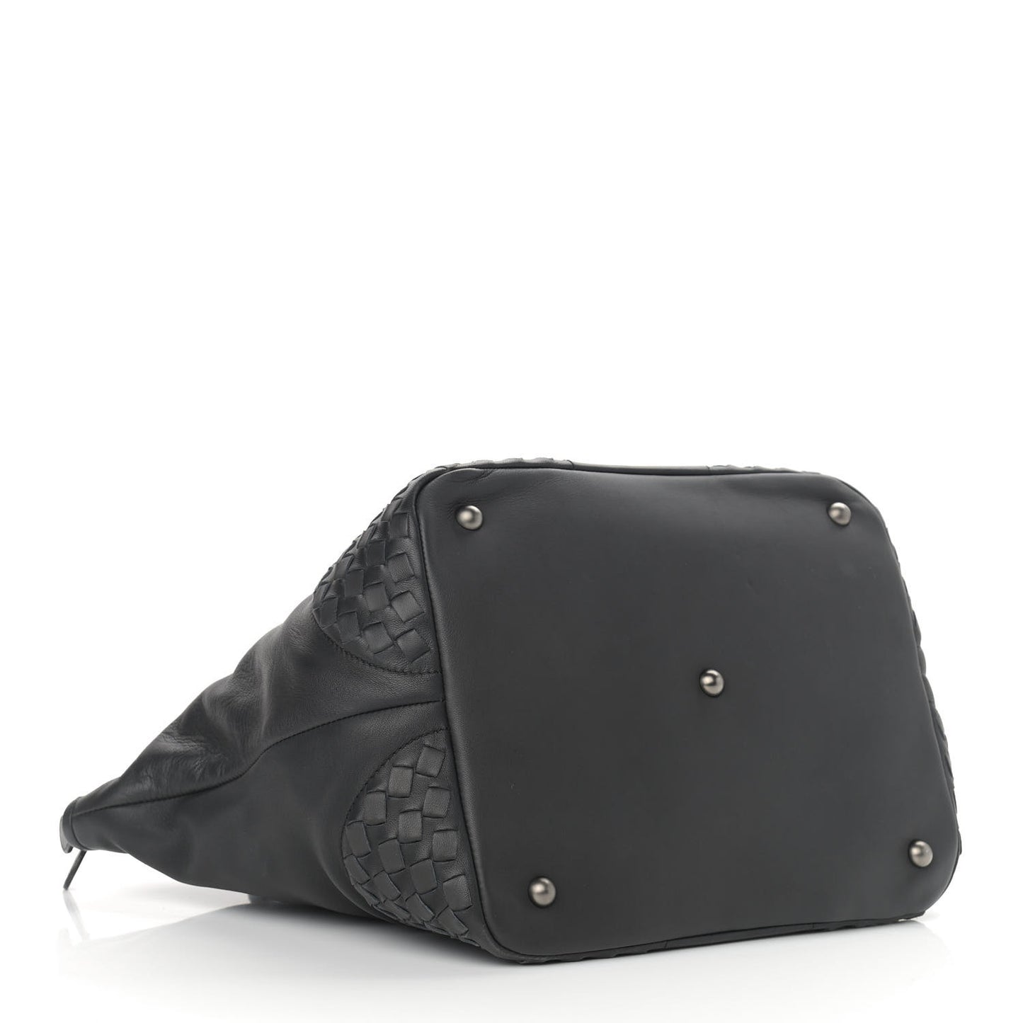 Nappa Intrecciato Tote Black