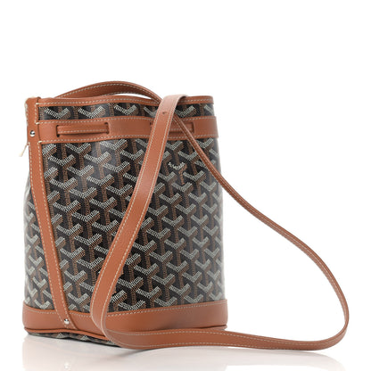 Goyard Goyardine Petit Flot Bucket Bag PM Black Gold 3 of 8