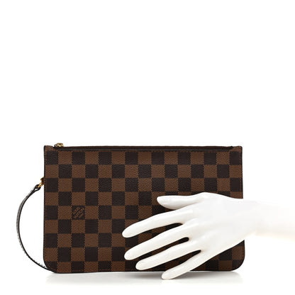 Louis Vuitton Damier Ebene Neverfull MM GM Pochette 2 of 7