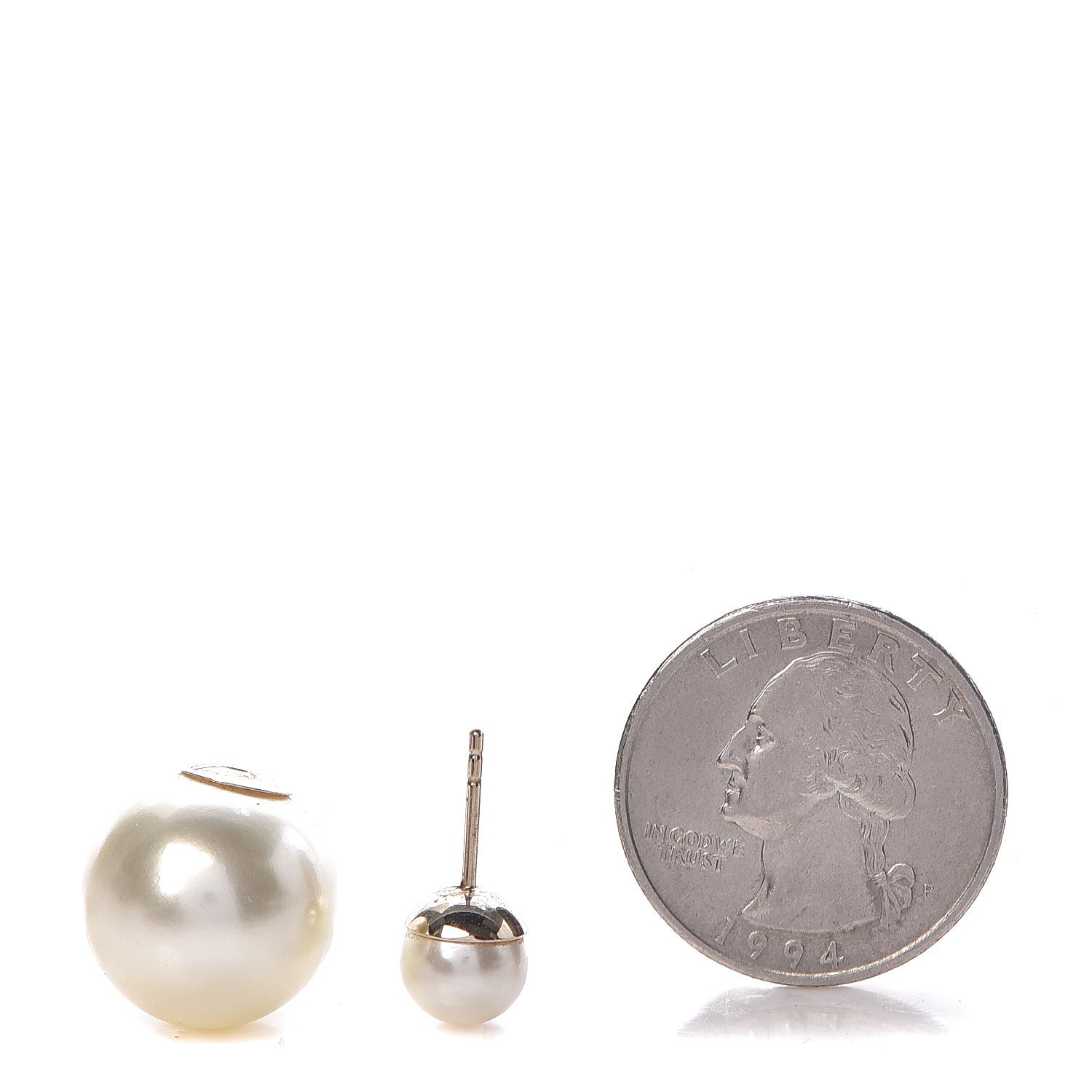 Christian Dior Pearl Mise En Dior Tribal Earrings 2 of 5