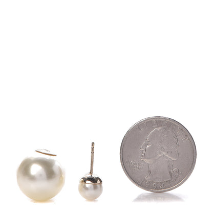 Christian Dior Pearl Mise En Dior Tribal Earrings 2 of 5