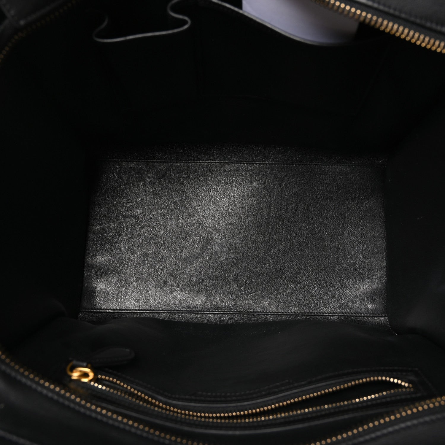 Celine Smooth Calfskin Mini Luggage Black 5 of 10