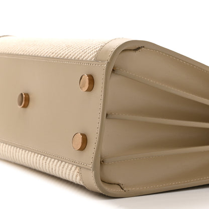 Saint Laurent Smooth Calfskin Canvas Nano Sac de Jour Beige 10 of 10