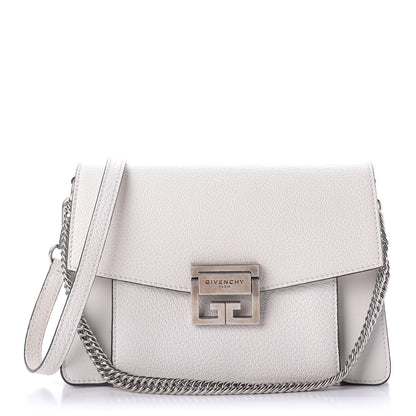 Givenchy Goatskin Small GV3 Shoulder Bag White 1 of 8