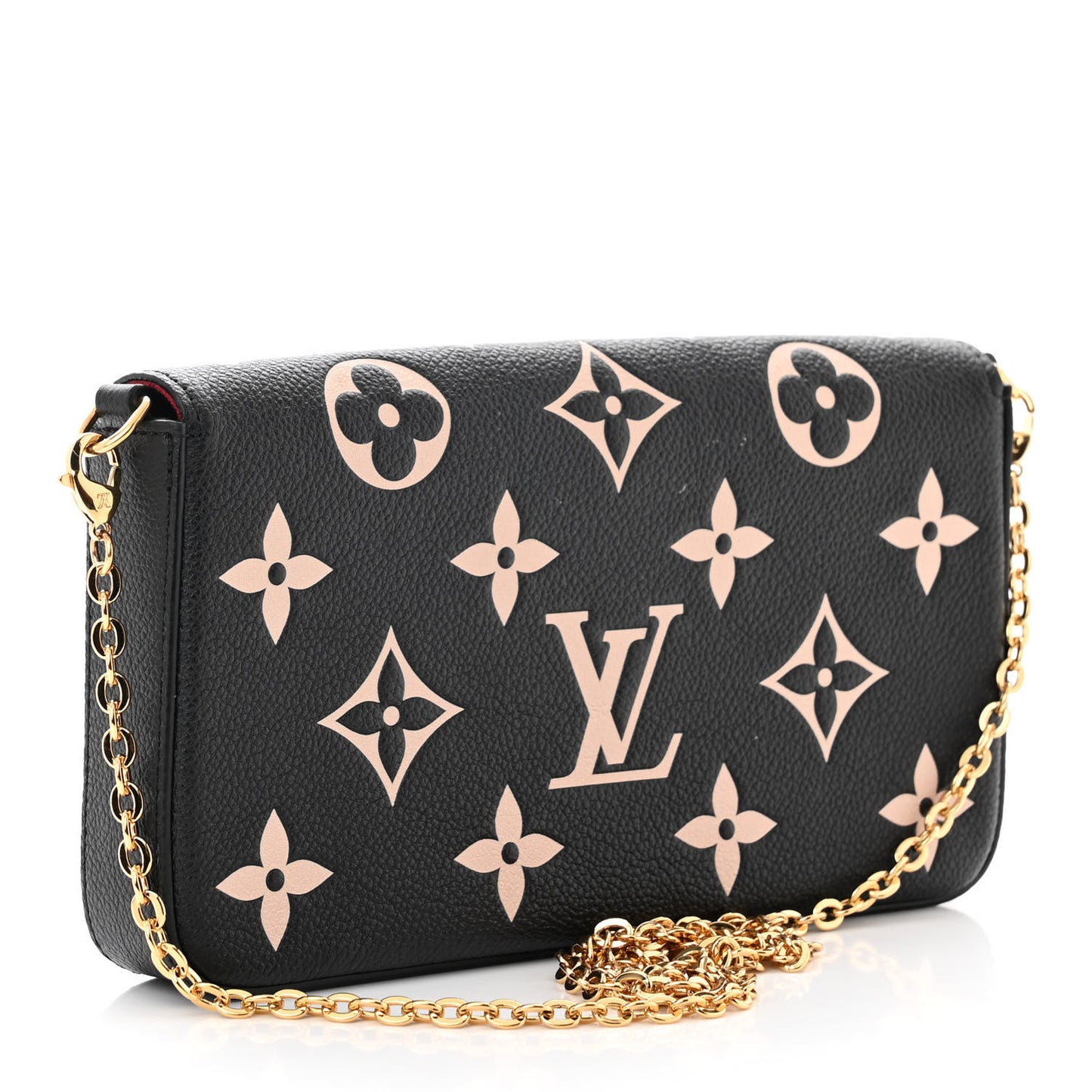 Empreinte Monogram Giant Felicie Pochette Black Beige