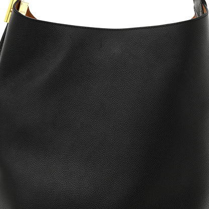 Louis Vuitton Grained Calfskin Low Key Hobo MM Black 8 of 12