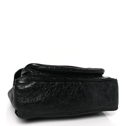 Saint Laurent Crinkled Calfskin Matelasse Monogram Large Niki Chain Satchel Black 4 of 9