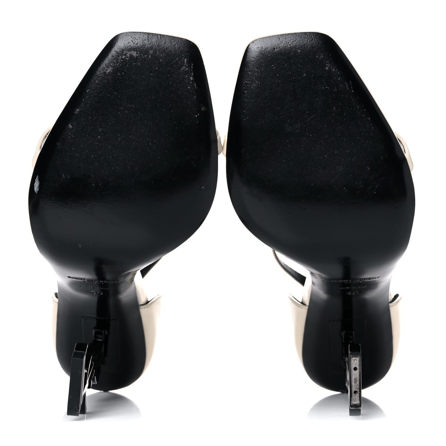 Patent Calfskin 110 Opyum Sandals 40 Neutro