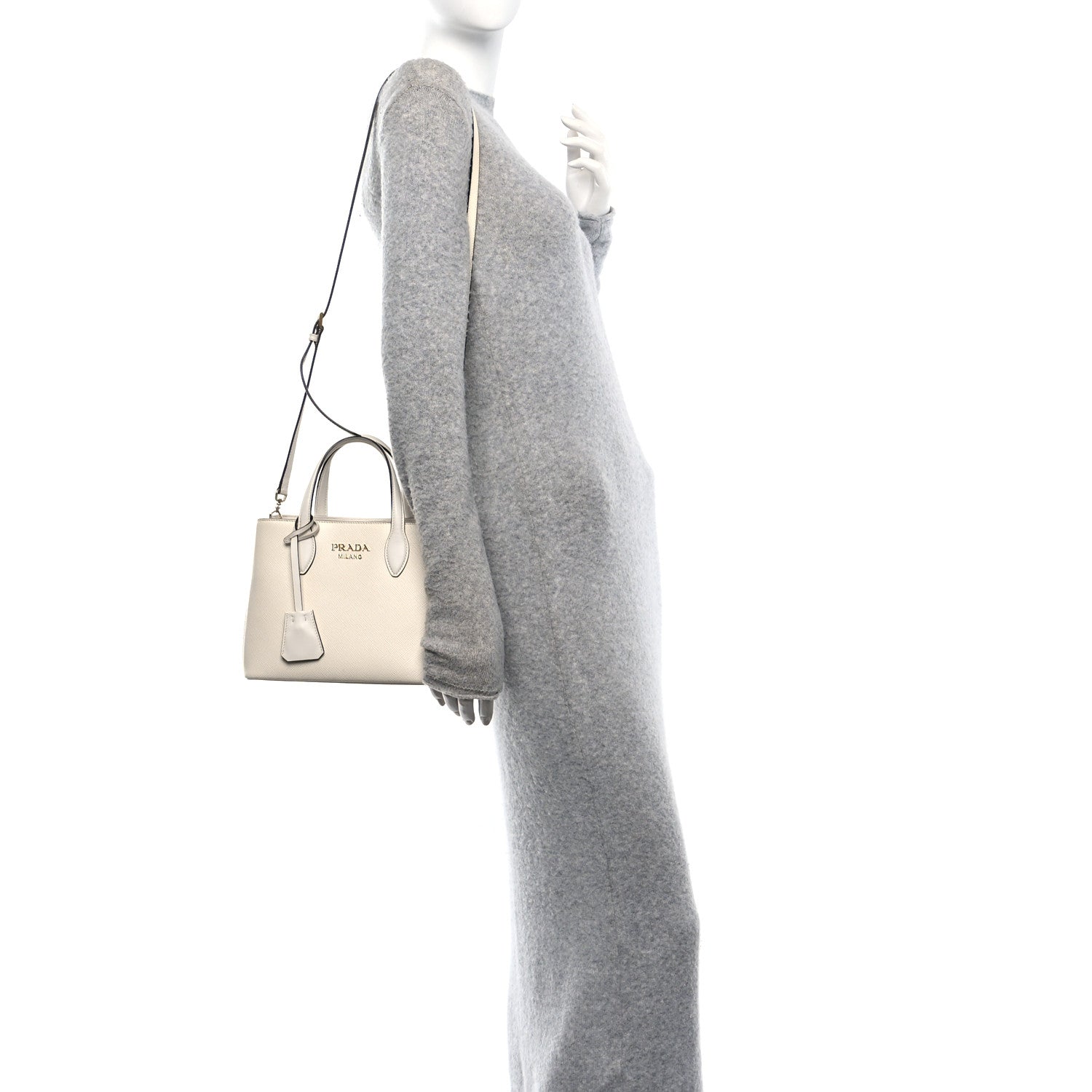 Prada Saffiano Soft Calfskin Small Tote  Colori Vari 2 of 10