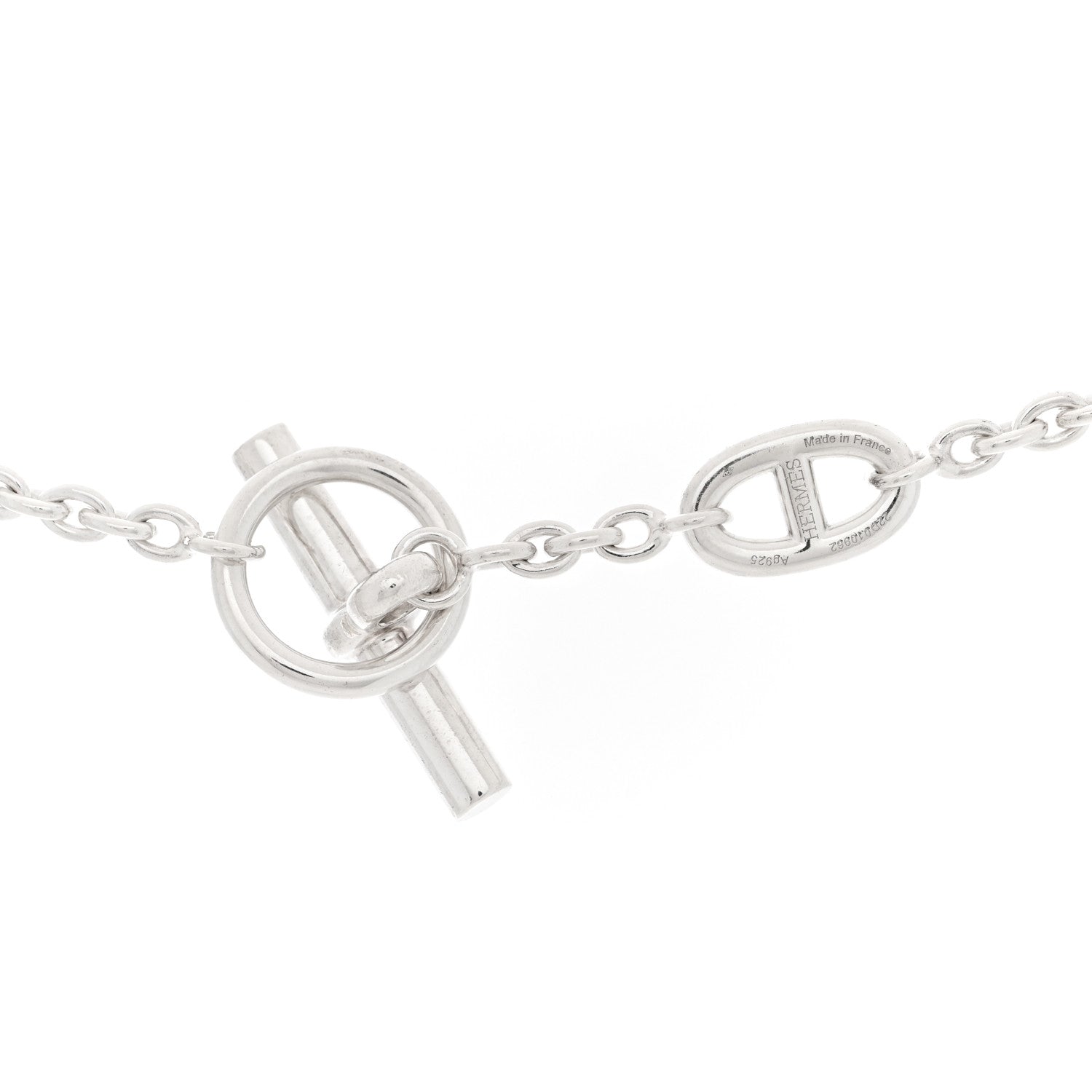 Hermes Sterling Silver Farandole Necklace 120 4 of 4