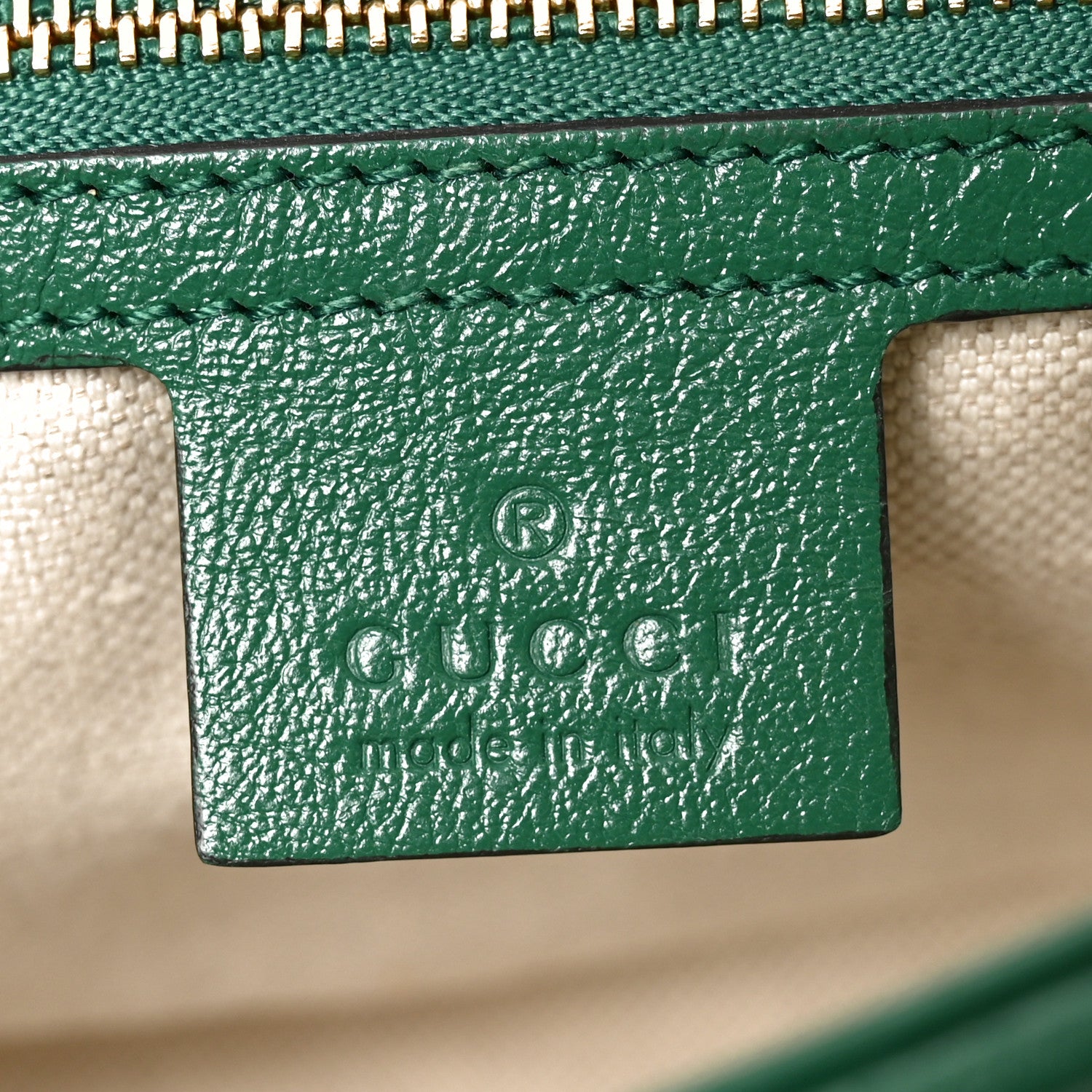 Gucci Azalea Calfskin Enamel Matelasse Diagonal Small Torchon GG Marmont Shoulder Bag New Shamarock Emerald 6 of 10