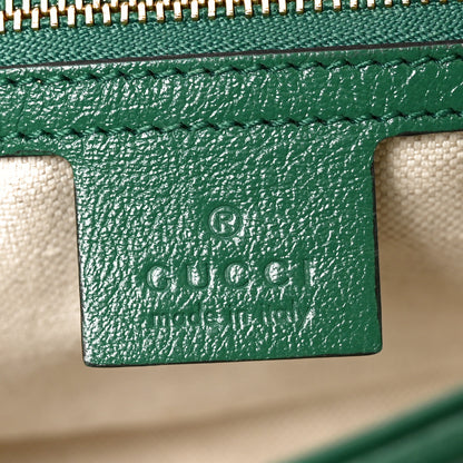 Gucci Azalea Calfskin Enamel Matelasse Diagonal Small Torchon GG Marmont Shoulder Bag New Shamarock Emerald 6 of 10
