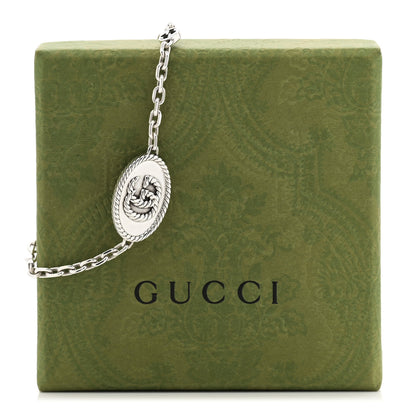 Gucci Sterling Silver Torchon Double G Bracelet 4 of 4