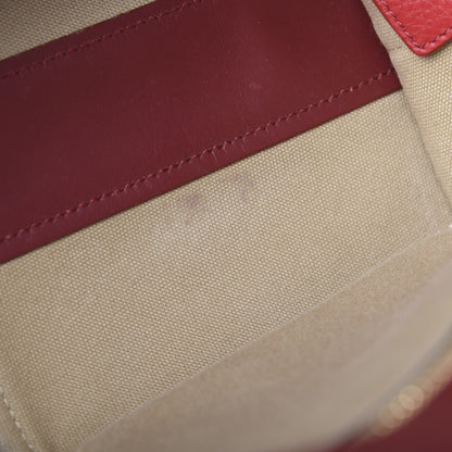 Chloe Grained Calfskin Small Cate Satchel Red 8 of 12